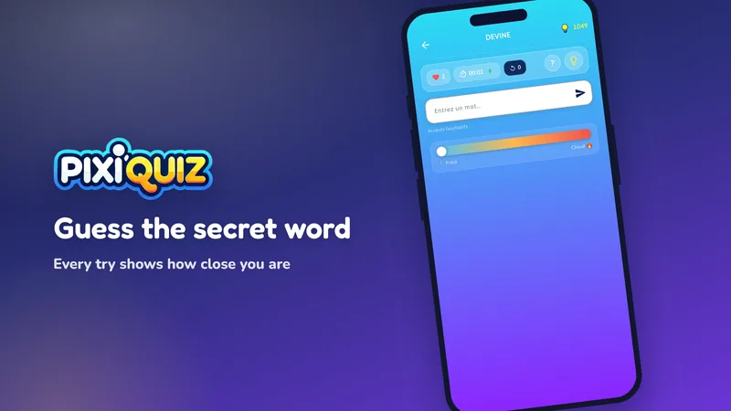 Screenshot von PixiQuiz