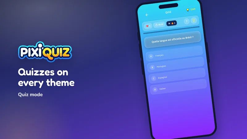 Screenshot von PixiQuiz