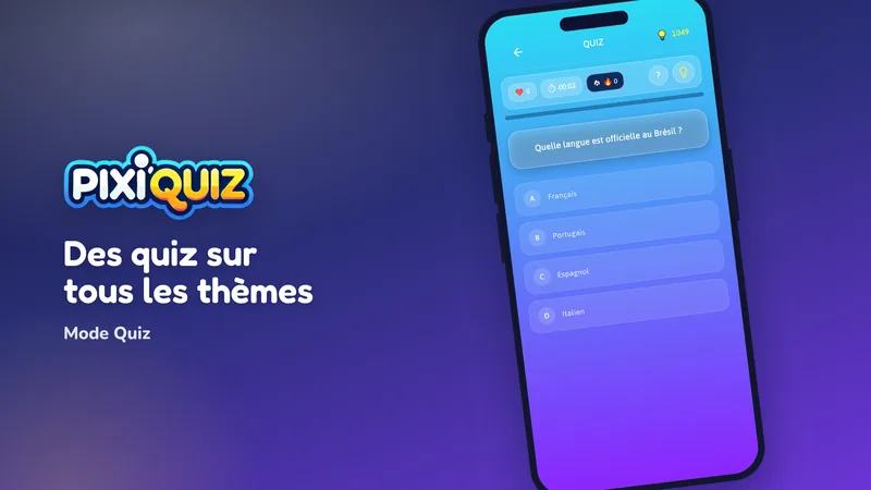Capture d'écran de PixiQuiz
